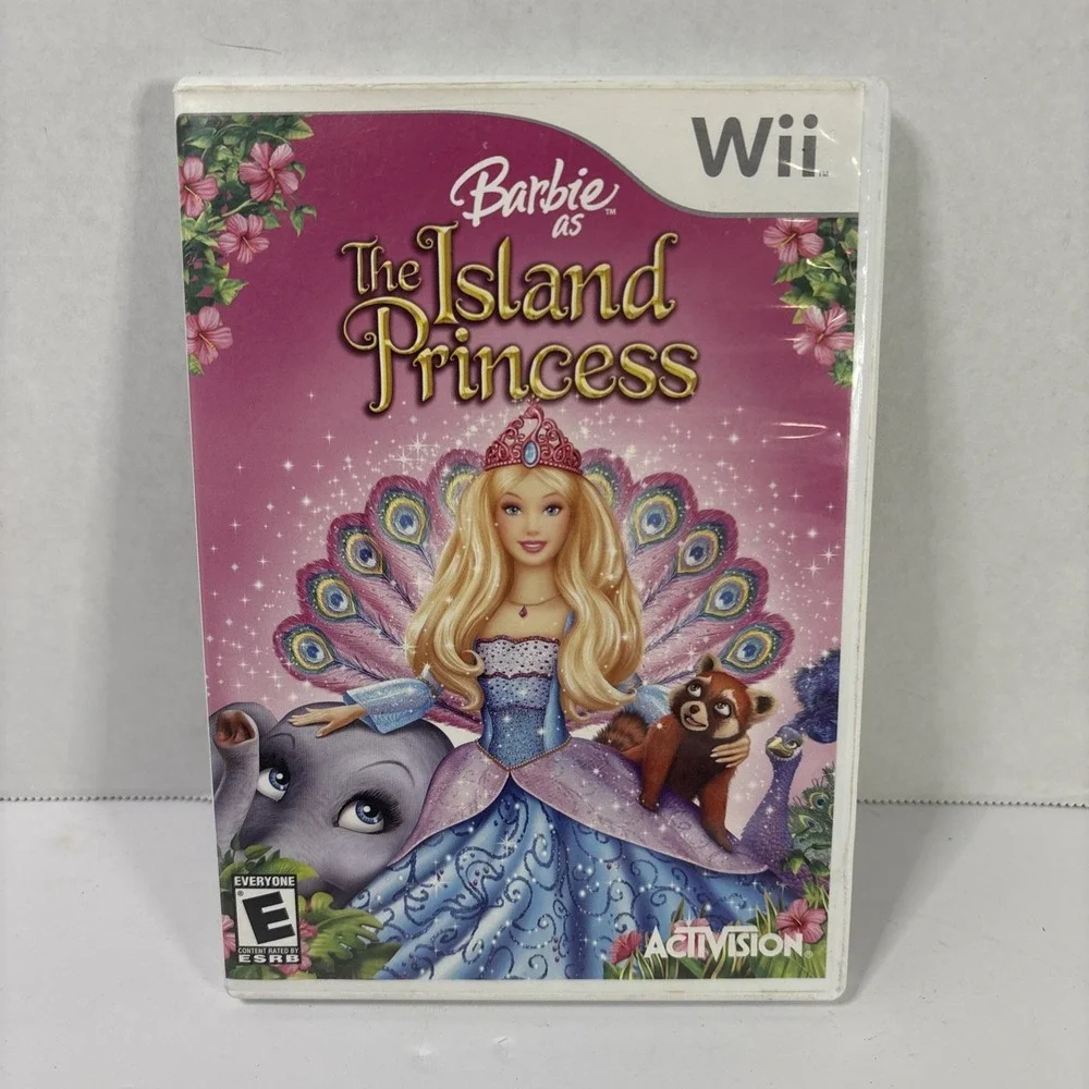 Barbie as The Island Princess Nintendo Wii Game Complete CIB Activision 2007